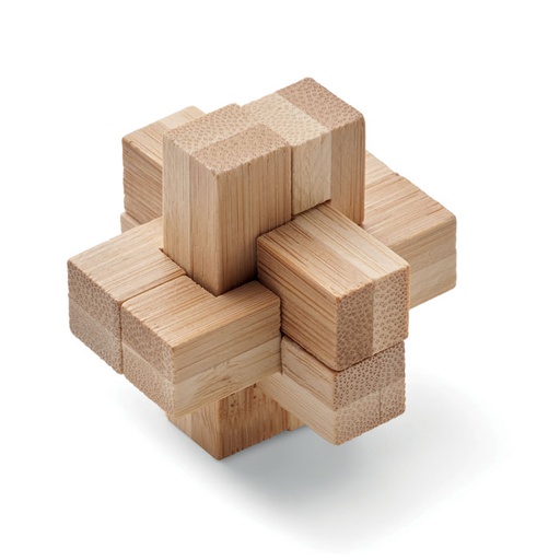 [MO6988-40] Bamboo Brain Teaser Puzzle