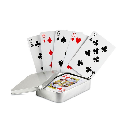[MO7529-16] Playing Cards In Tin Box