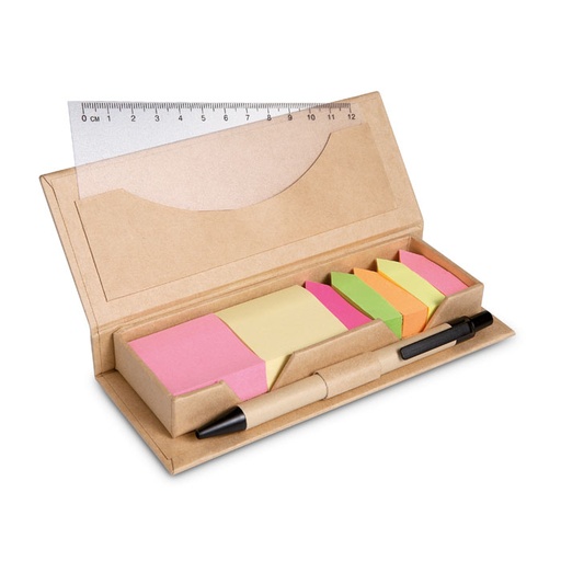 [MO7756-13] Sticky Memo Set Recycked W/Pen