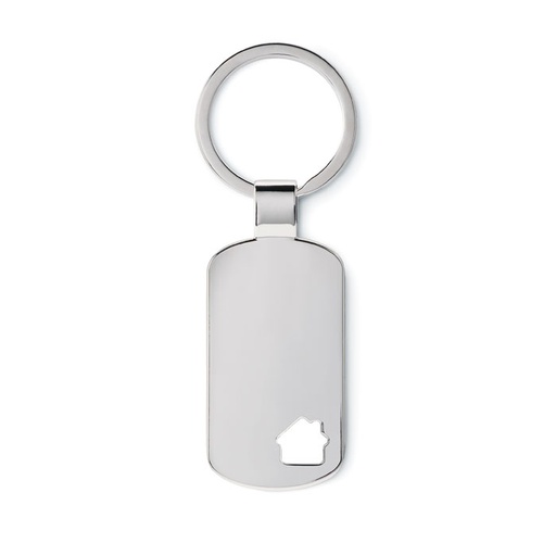 [MO8693-16] Key Ring With House Detail