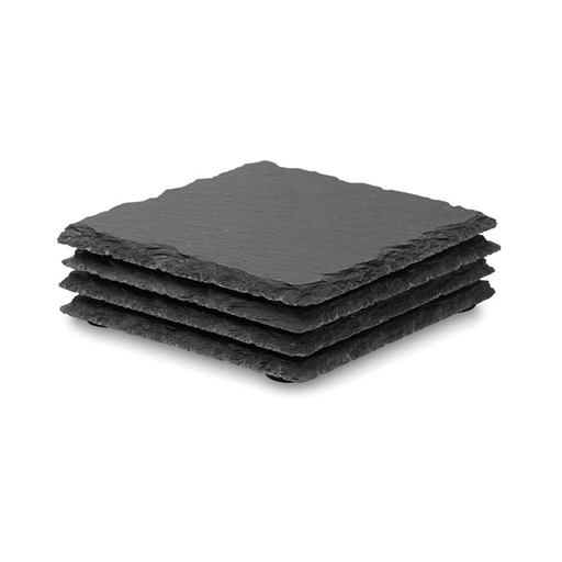 [MO9124-03] Slate Coasters With Eva Bottom