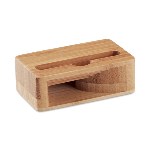 [MO9706-40] Bamboo Phone Stand-Amplifier