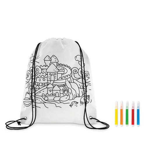 [MO9887-06] Non Woven Kids Bag With Pens
