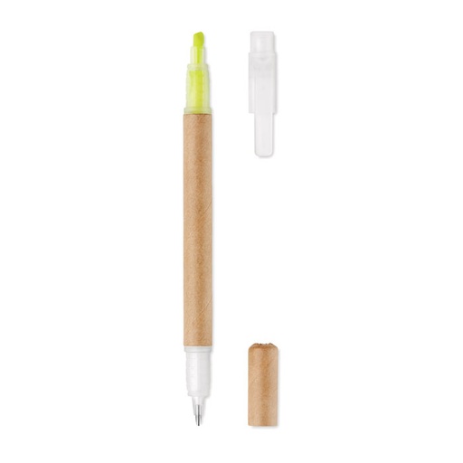 [MO9895-08] 2 In 1 Carton Pen Highlighter
