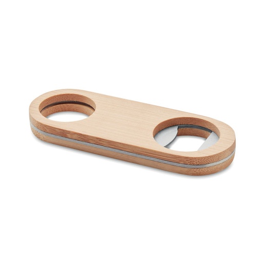 [MO9925-40] Oval Bamboo Bottle Opener