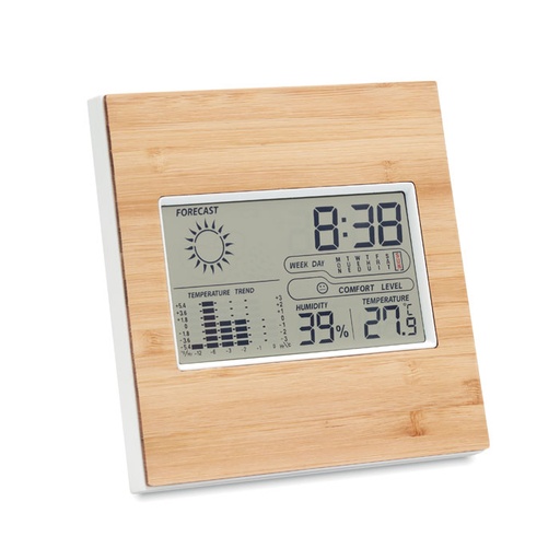 [MO9959-40] Weather Station Bamboo Front