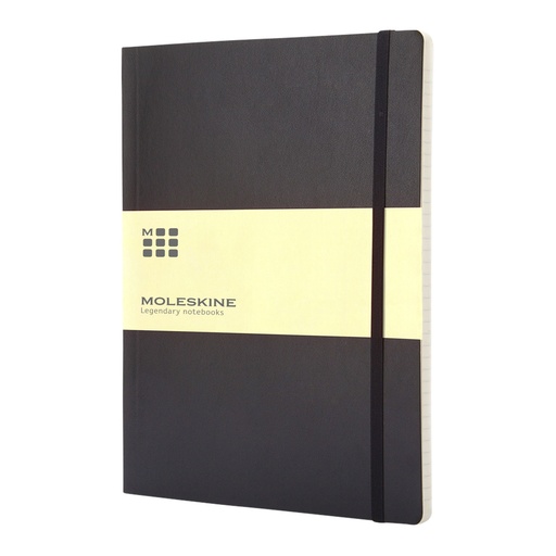 [10715500] Moleskine Classic XL soft cover notebook - ruled