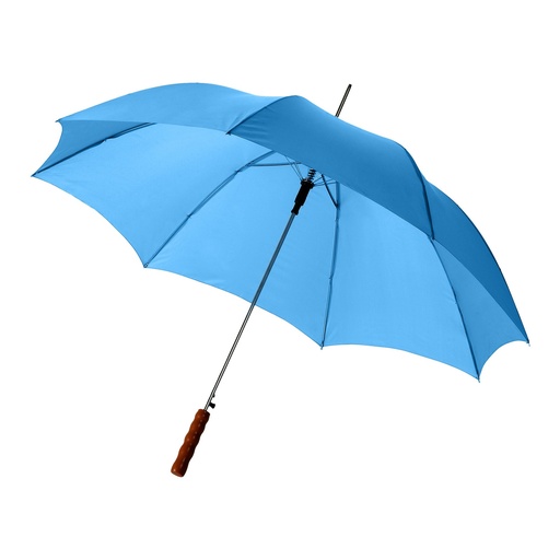 Lisa 23" auto open umbrella with wooden handle