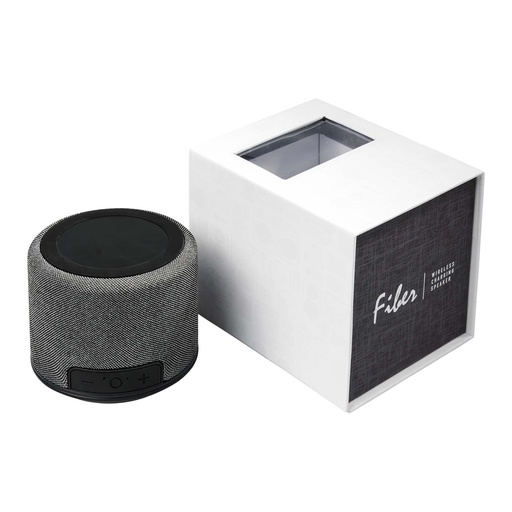 [12411100] Fiber 3W wireless charging Bluetooth® speaker