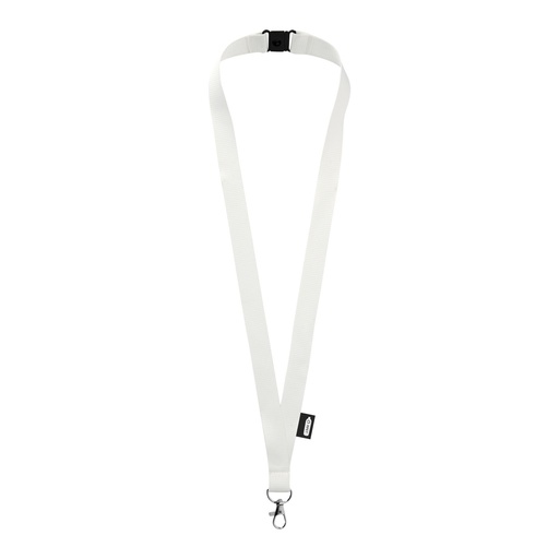 Tom recycled PET lanyard with breakaway closure