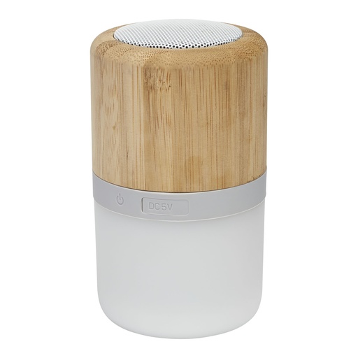 [12415171] Aurea bamboo Bluetooth® speaker with light