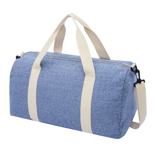 [12058255] Pheebs 450 g/m² recycled cotton and polyester duffel bag 24L