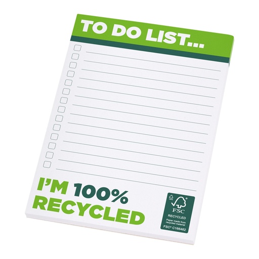 [21282012] Desk-Mate® A6 recycled notepad