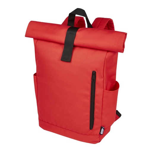 Byron 15.6" GRS RPET roll-top backpack 18L
