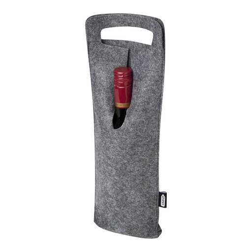 [12066582] Felta 75 cl GRS recycled felt wine bag