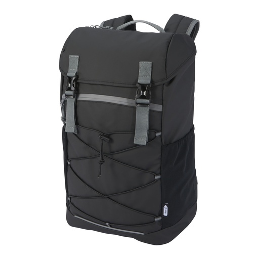[13004490] Aqua 15.6" GRS recycled water resistant laptop backpack 23L