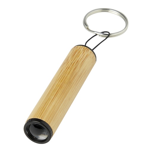 [10456706] Cane bamboo key ring with light