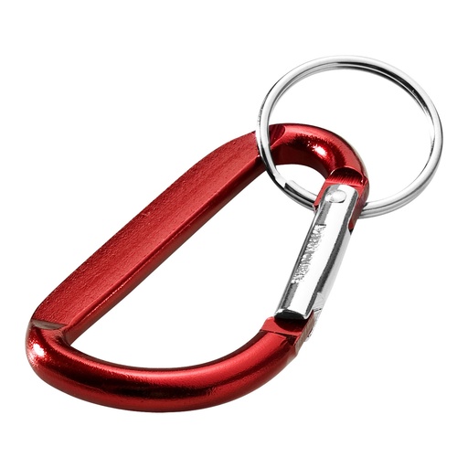 Timor RCS recycled aluminium carabiner keychain