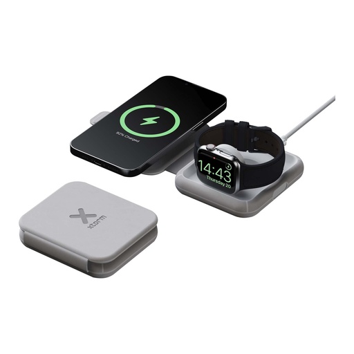 [12440482] Xtorm XWF21 15W foldable 2-in-1 wireless travel charger