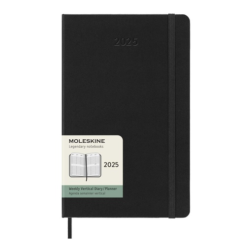 [10793790] Moleskine hard cover 12 month L weekly planner vertical