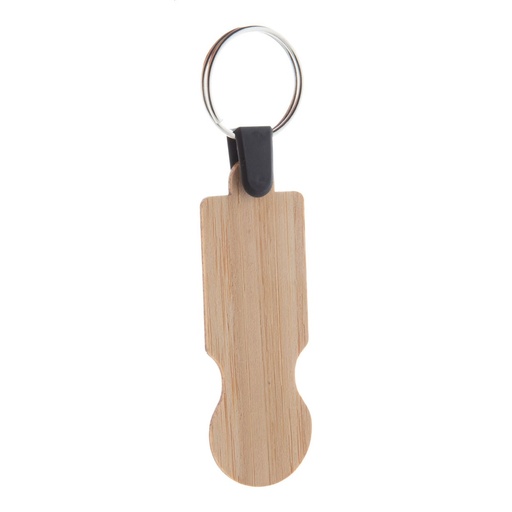 [AP718372] Bamboo Trolley Coin Keyring