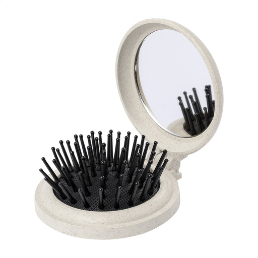 [AP733673-00] Mirror with Hairbrush