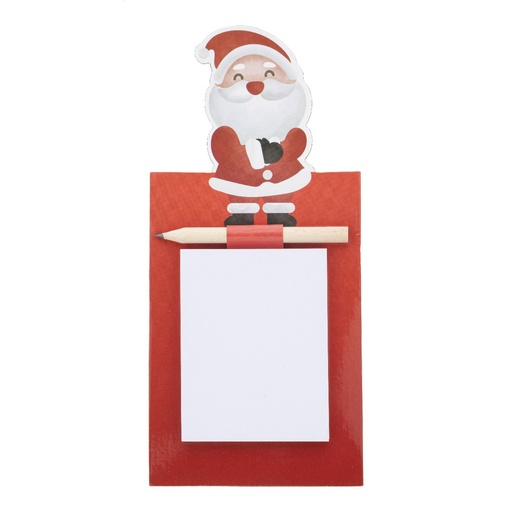 Christmas Magnetic Notepad, Santa Claus