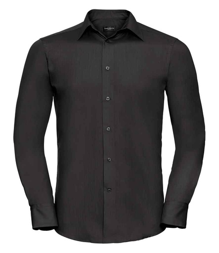 Russell Athletic Collection Long Sleeve Tailored Poplin Shirt