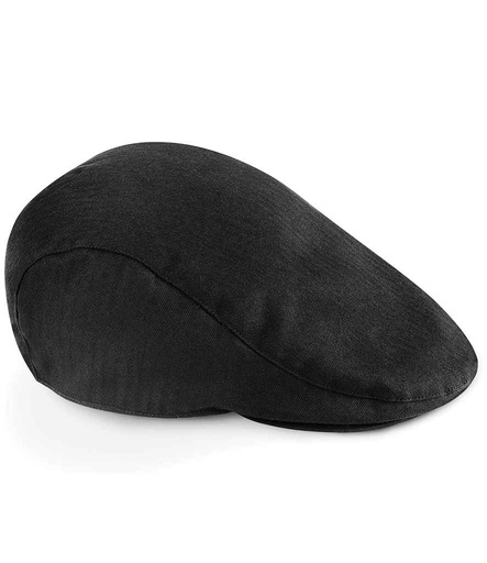 [BB626 BLK] Beechfield Vintage Flat Cap
