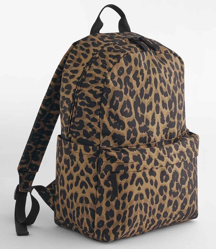 [BG195 LPD] BagBase Leopard Print Backpack