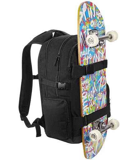 [BG853 BLK] BagBase Old School Boardpack