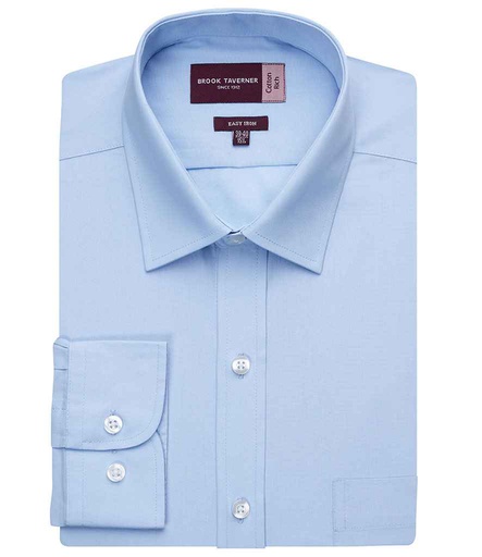 Brook Taverner Rapino Long Sleeve Poplin Shirt