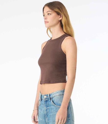 Bella Ladies Micro Rib Racer Tank Top