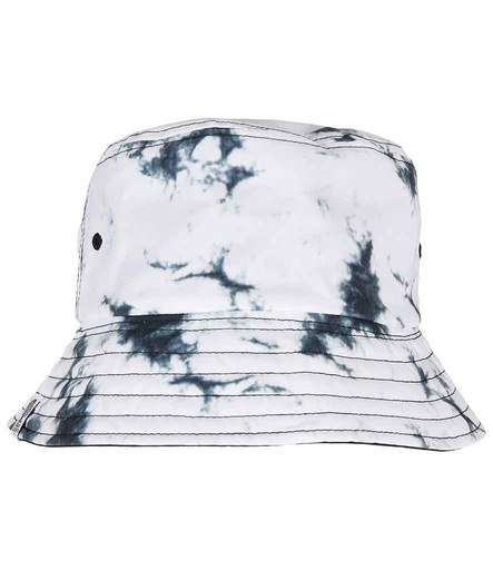[F5003BD BK/WH] Flexfit Batik Dye Reversible Bucket Hat