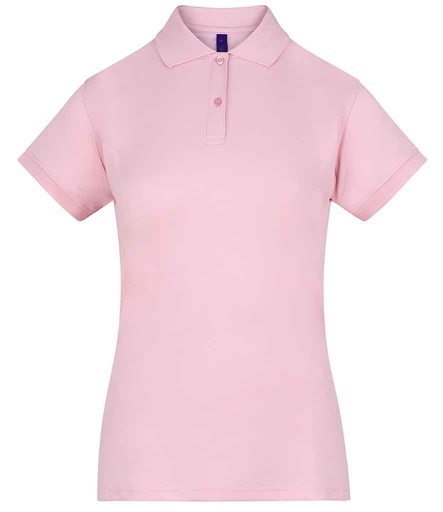 Henbury Ladies Coolplus® Wicking Piqué Polo Shirt