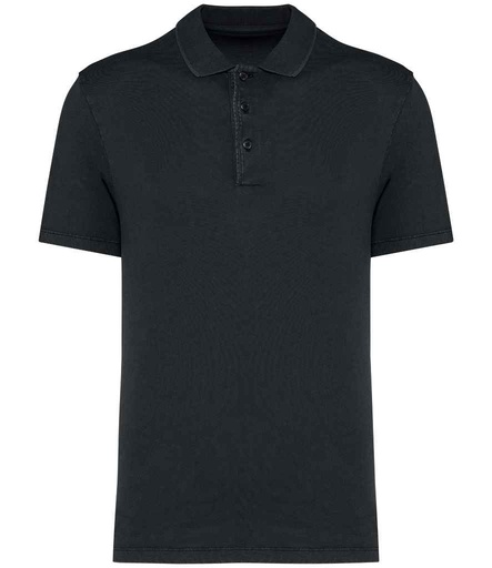 Native Spirit Washed Jersey Polo Shirt