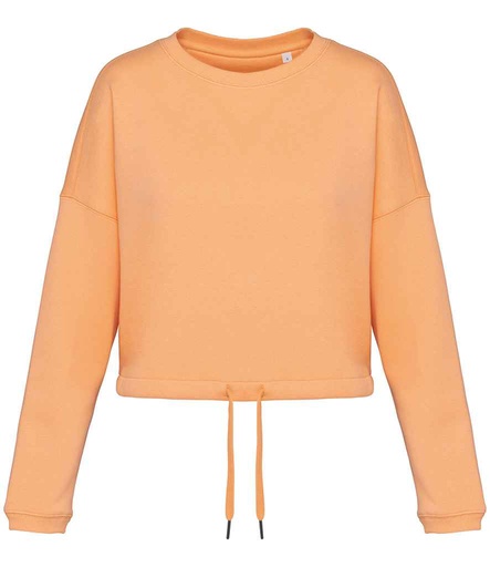 Native Spirit Ladies Oversized Cropped Sweatshirt