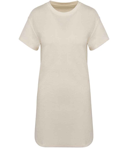 Native Spirit Ladies Terry Towel Dropped Shoulder T-Shirt Dress