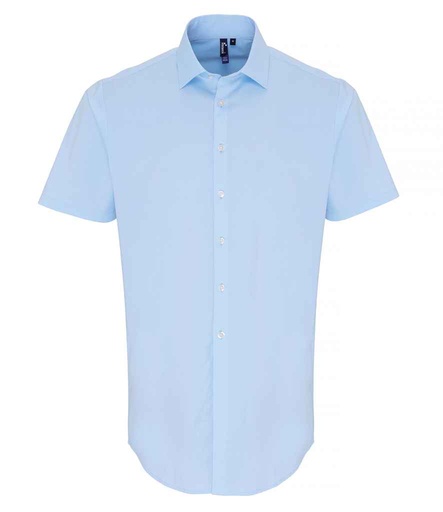Premier Short Sleeve Stretch Fit Poplin Shirt