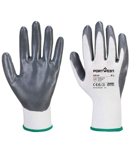 [PW074 GRE] Portwest Flexo Grip Nitrile Gloves