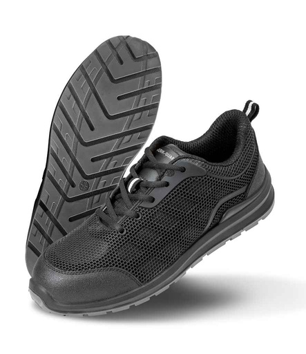 [RS456 BLK] Result Work-Guard All Black Safety Trainers