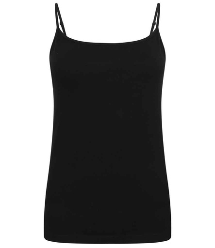 [SK126 BLK] SF Clothing Ladies Feel Good Stretch Spaghetti Vest