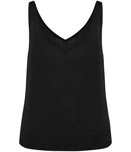 Spasso Ladies Linen Tank Top