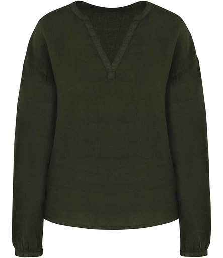 Spasso Ladies Linen Blouse