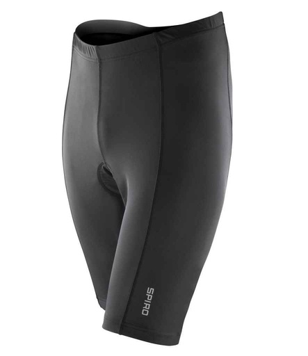 [SR187M BLK] Spiro Bikewear Padded Shorts