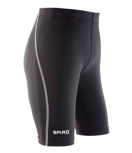 [SR250B BLK] Spiro Kids Bodyfit Base Layer Shorts