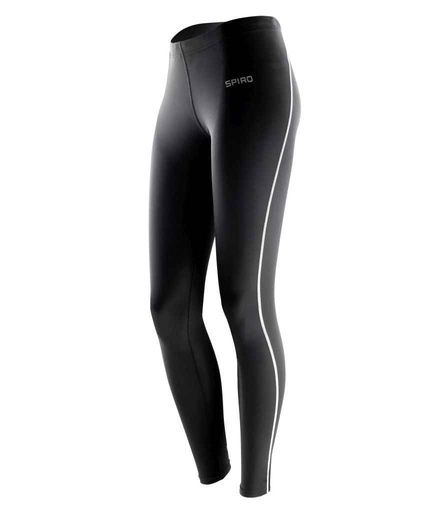 [SR251F BLK] Spiro Ladies Bodyfit Base Layer Leggings