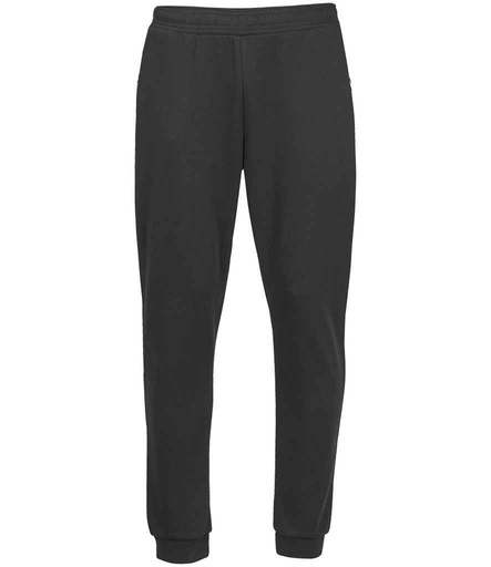 [T5510 BLK] Tee Jays Ribbed Interlock Sweat Pants