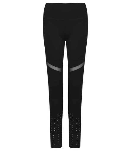 [TL672 BLK] Tombo Ladies Panelled Leggings