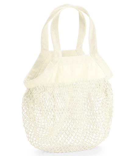 [W151 NAT] Westford Mill Organic Cotton Mini Mesh Grocery Bag